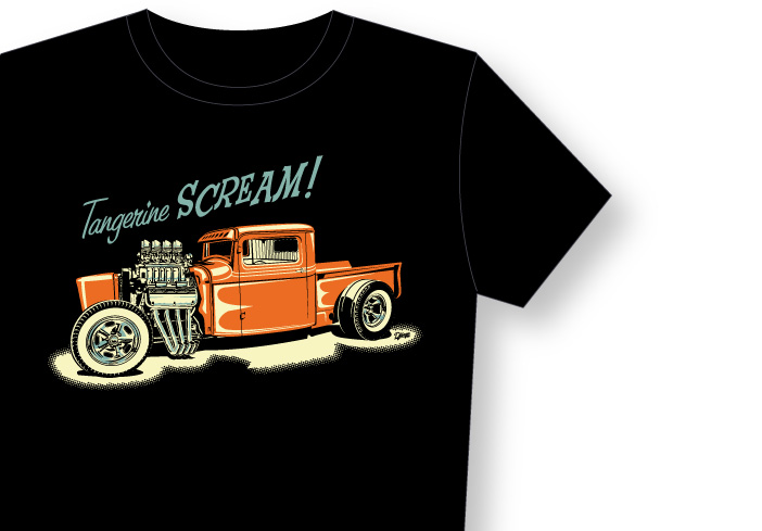 Tangerine Scream Model Box 1933 Ford truck