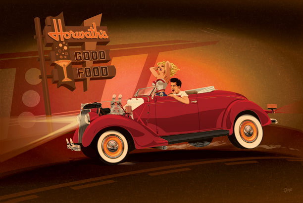 Atomic Sunrise 1936 Ford
